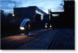 Rvs led verlichting voor steigers en vlonders. Tuinverlichting.